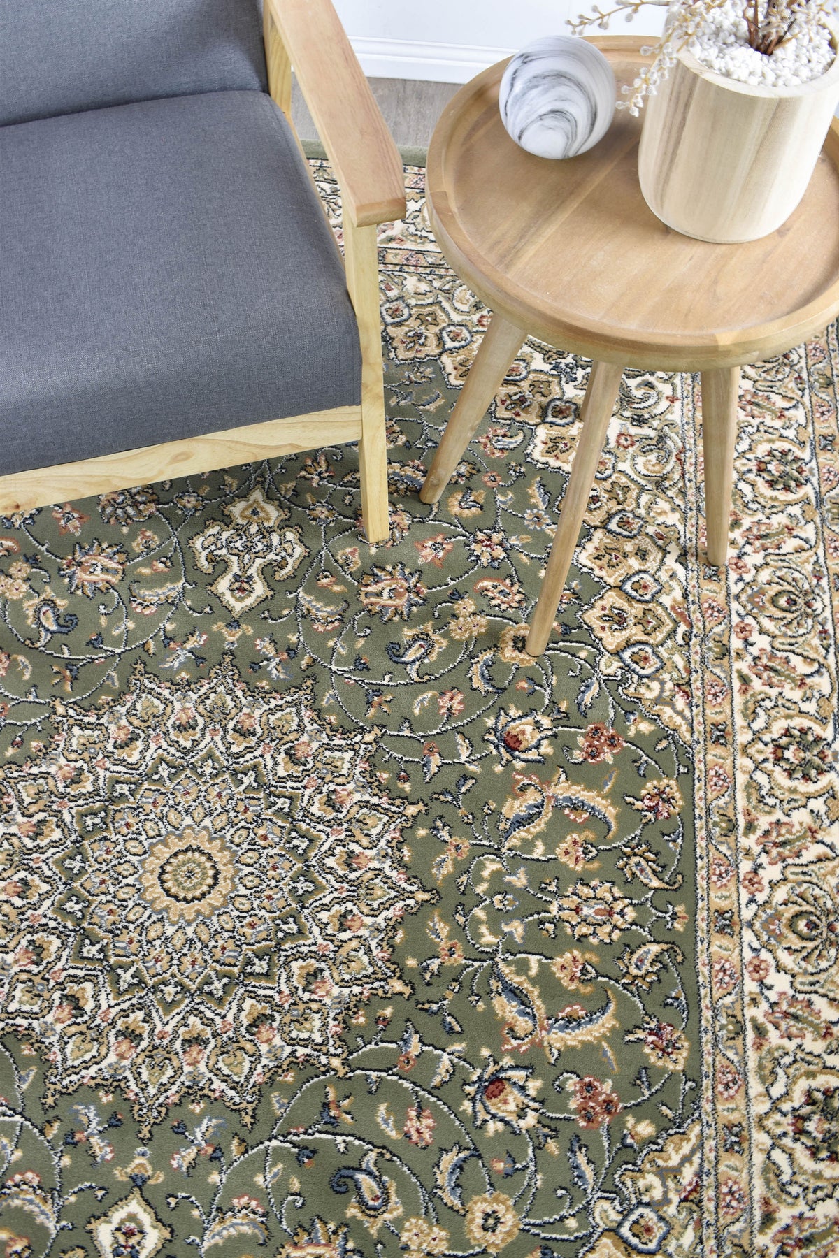 Michelangelo Green Rug 55246 4464