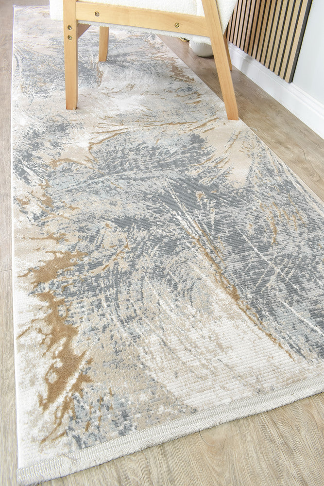Eden 25558A Grey Beige Runner