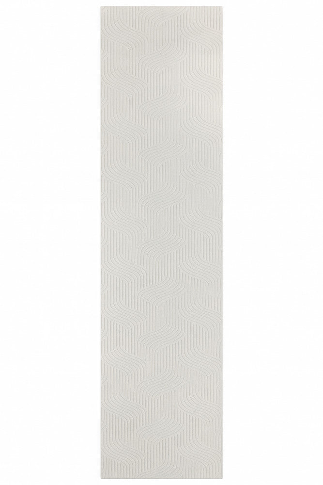 Ontario Ivory Velvet Runner