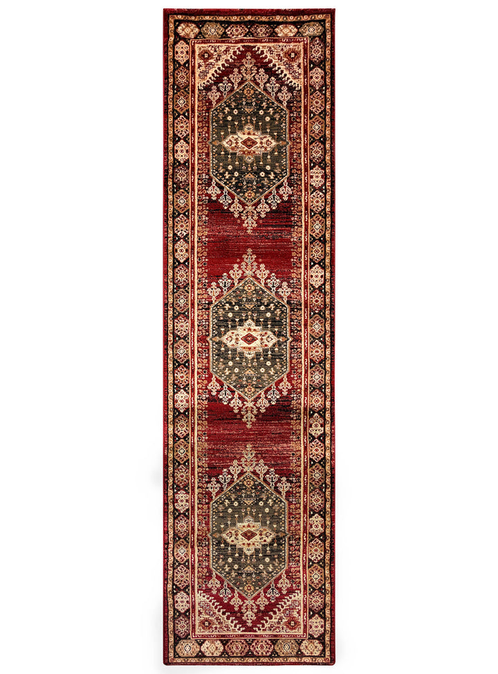 Riviera Medallion 45 Red Runner