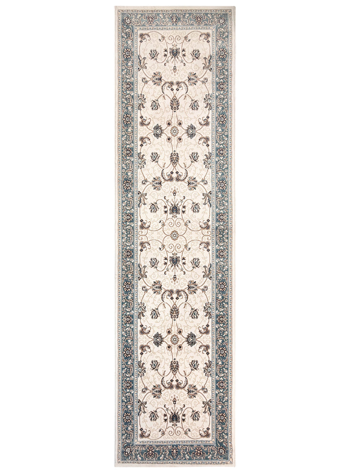 Riviera Traditional 84 Cream Blue Runner