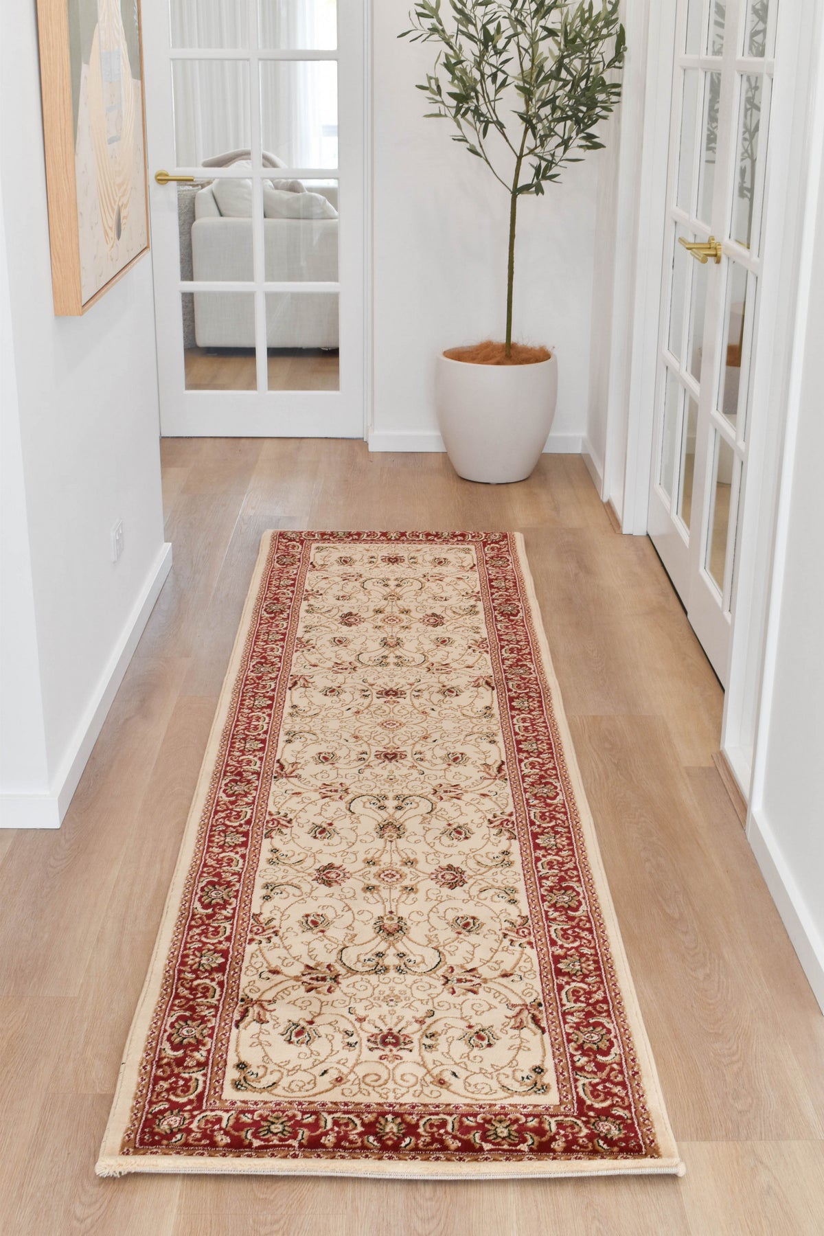 Riviera Traditional 84 Cream Runner