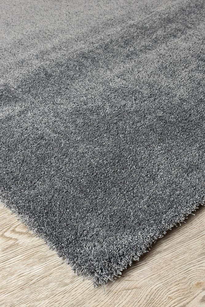 Gentle Super Soft Charcoal Rug -100