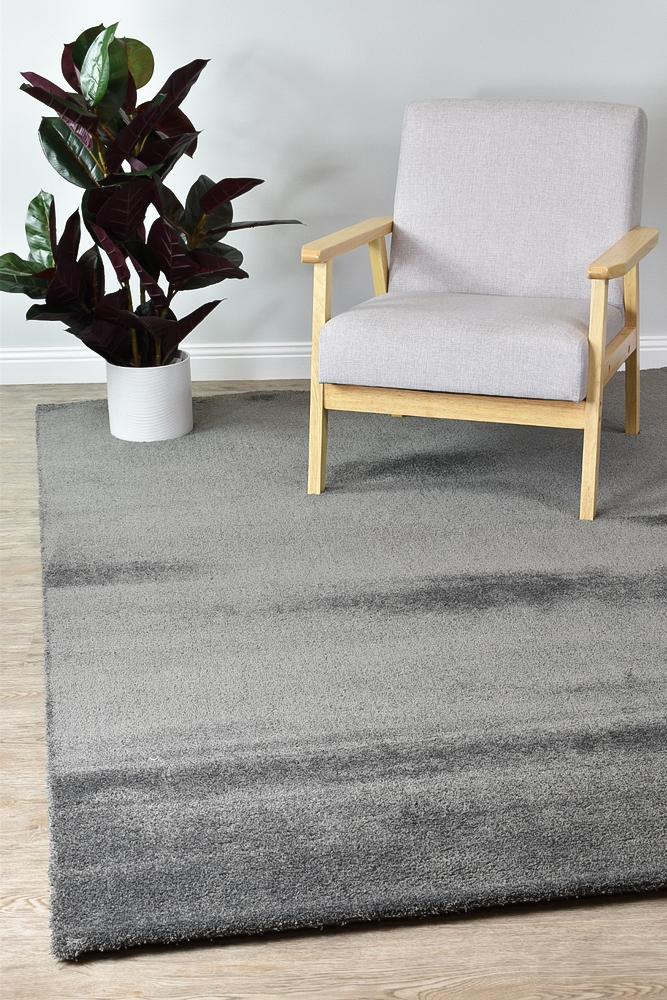 Gentle Super Soft Charcoal Rug -100