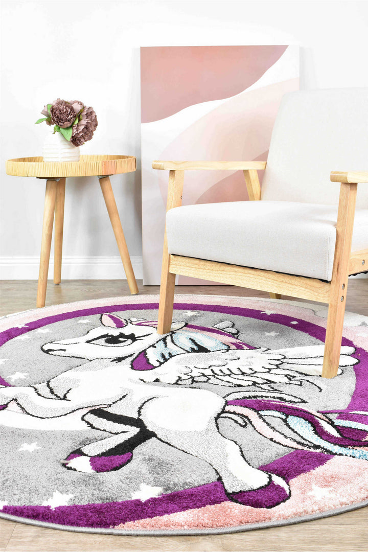 Cotton Candy D345A Unicorn ROUND