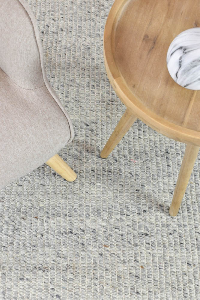 Chiasso Wool Ivory Grey Rug