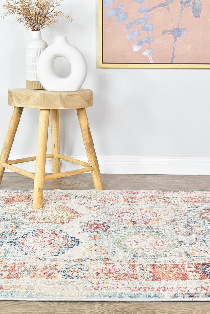 Casablanca 0414A Tile Grey Runner Rug