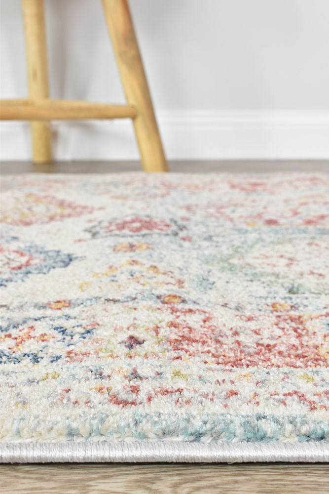 Casablanca 0414A Tile Grey Runner Rug