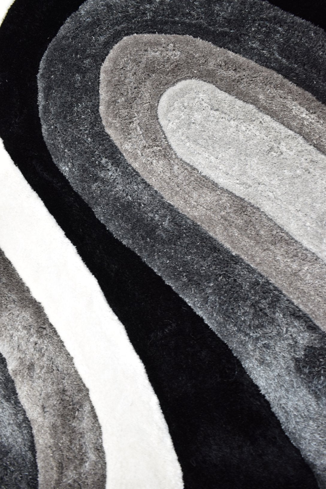 Missouri Black Grey Cream Rug 940