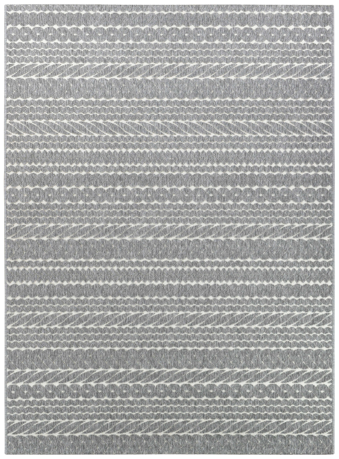 Fenix Grey White Rug 20469-302