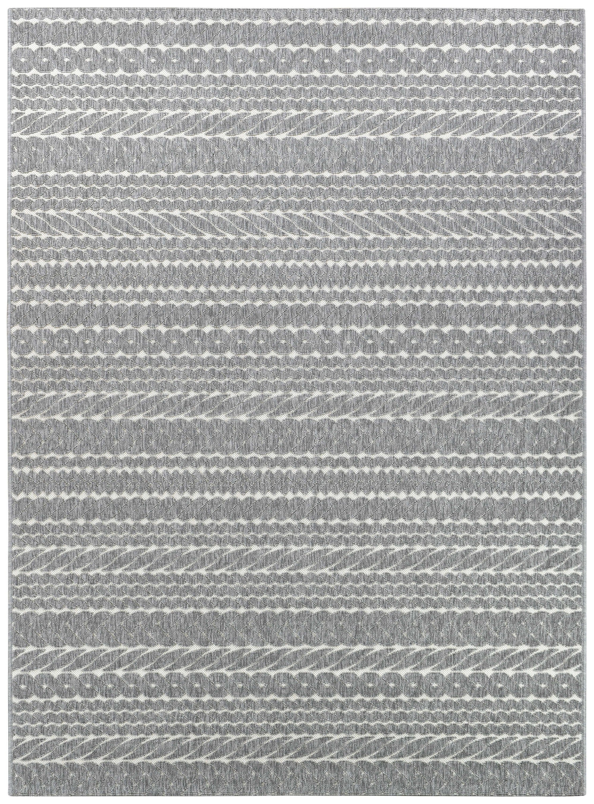 Fenix Grey White Rug 20469-302