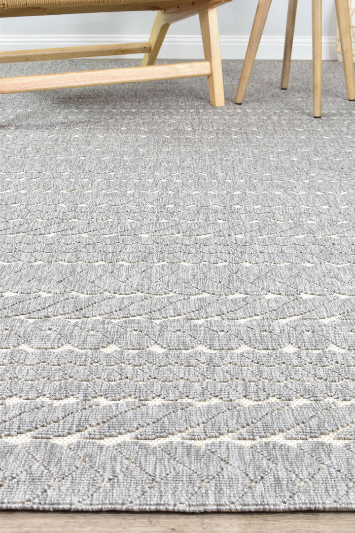 Fenix Grey White Rug 20469-302
