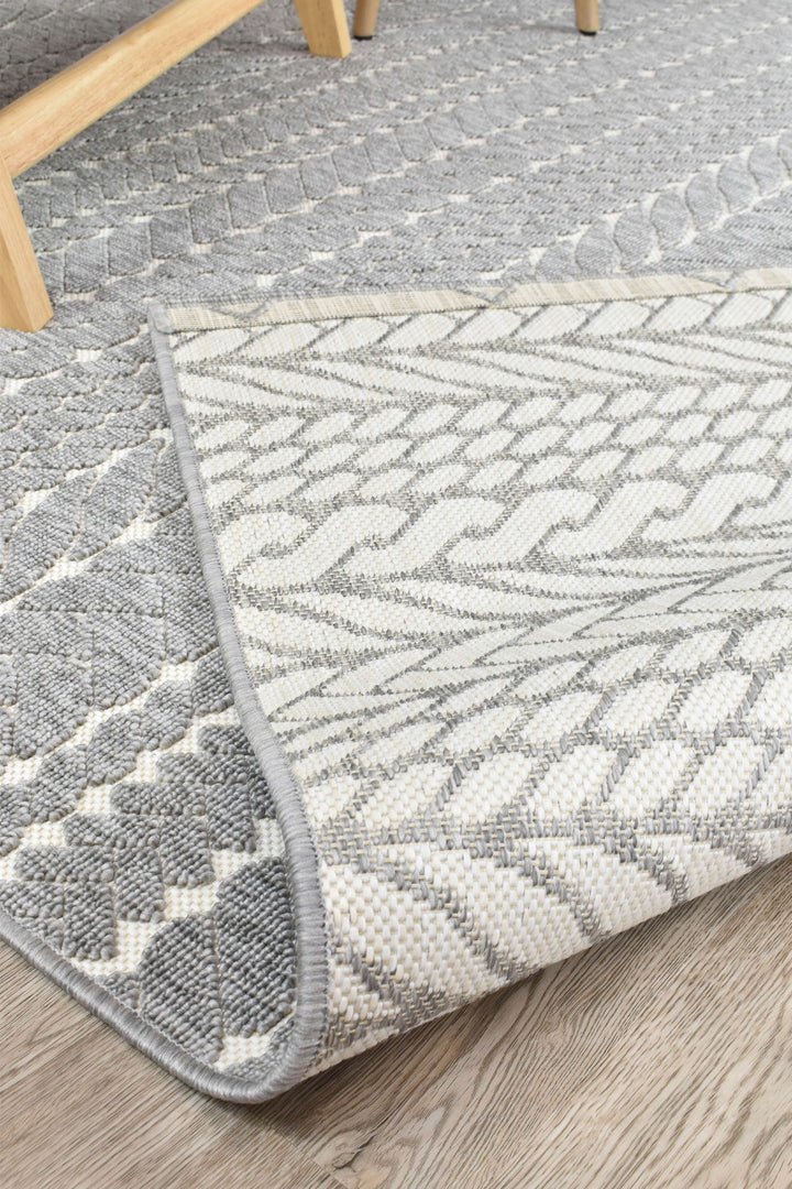 Fenix Grey White Rug 20469-302