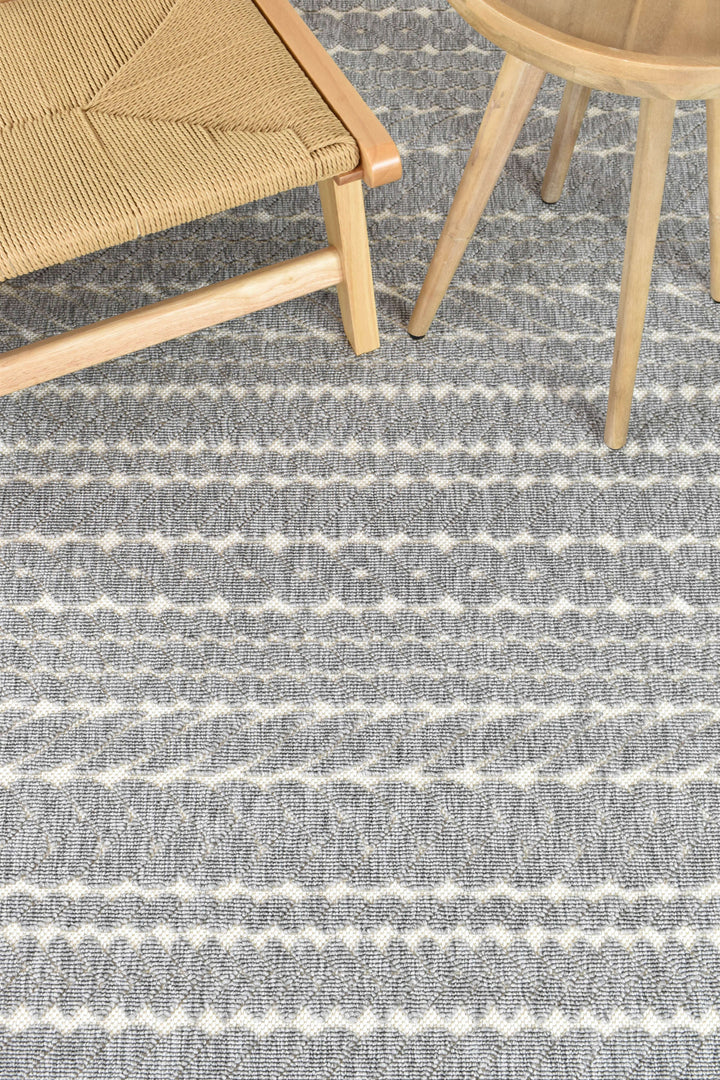 Fenix Grey White Rug 20469-302