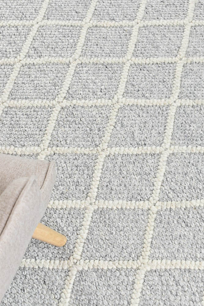 France Wool Grey Rug