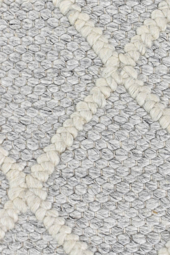 France Wool Grey Rug