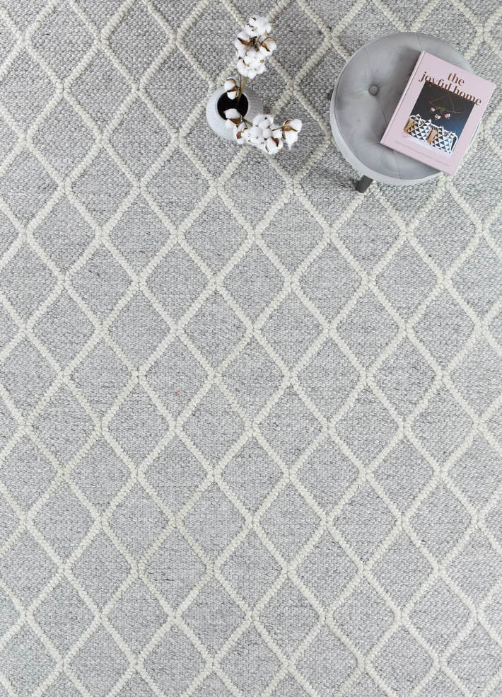 France Wool Grey Rug