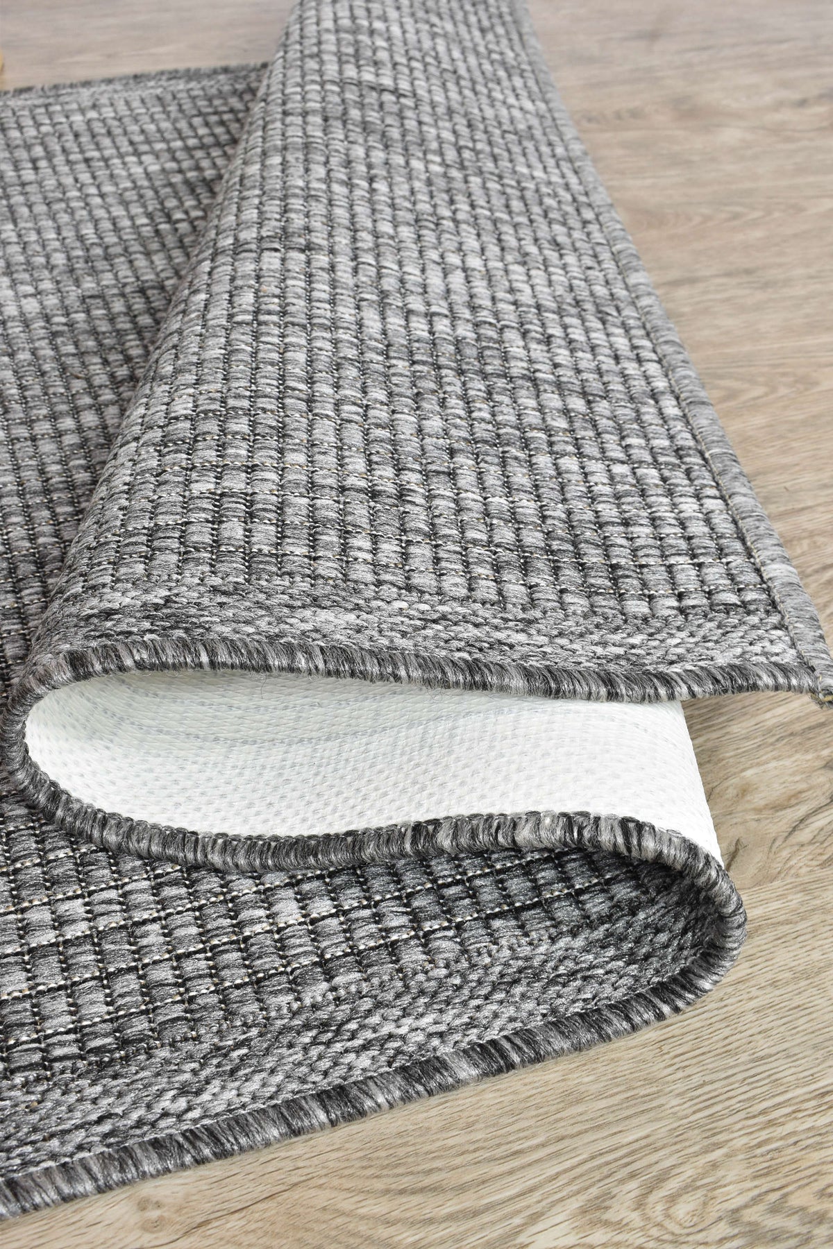Long Island Dark Grey Rug 1303-DM9E