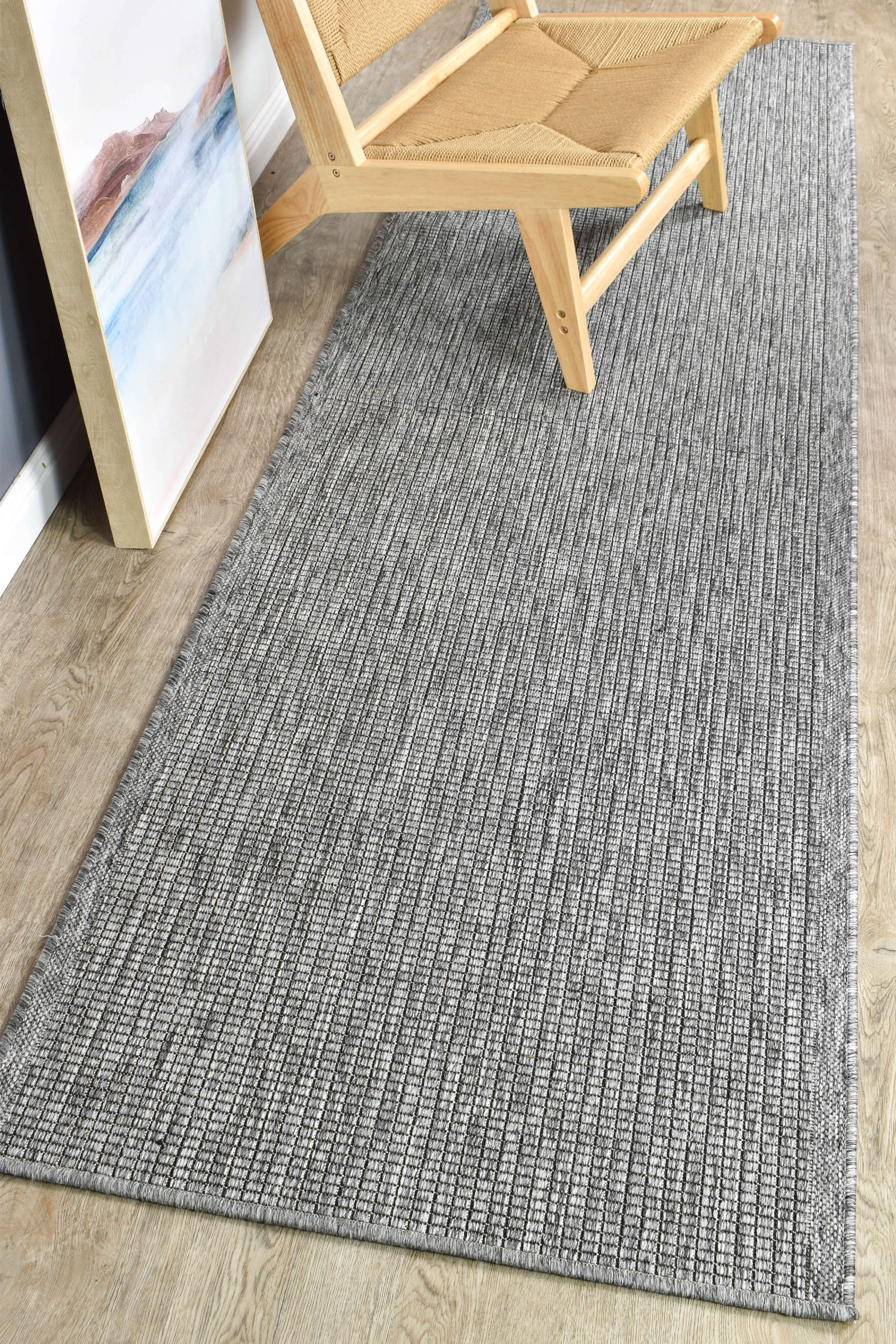 Long Island Dark Grey Rug 1303-DM9E