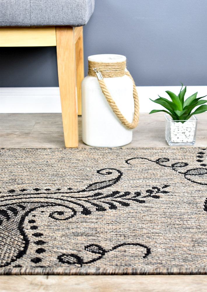 long island Runner Beige Grey Rug 2902-J48H