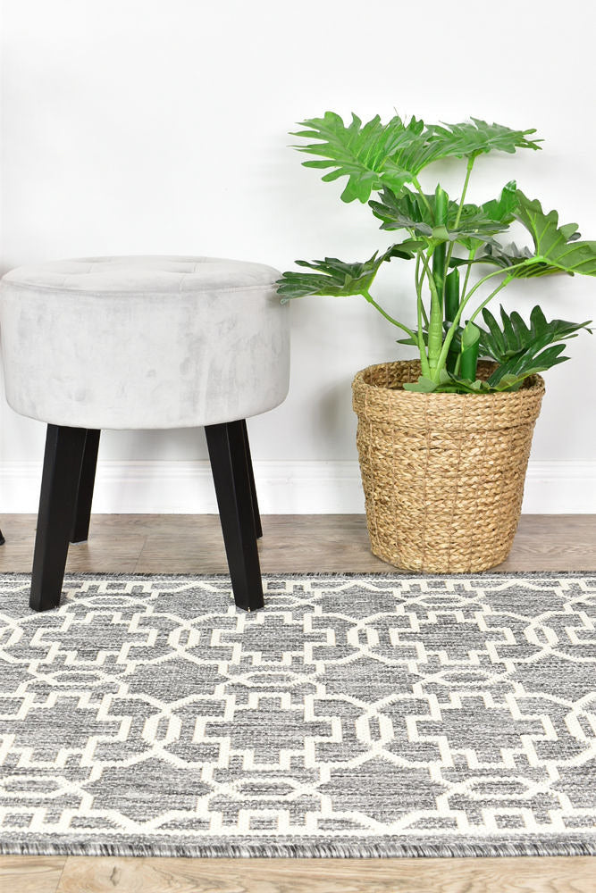 Long Island Grey Cream Rug 208-GU6E