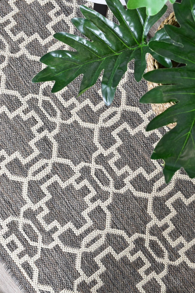 Long Island Brown Cream Rug 208-W71E