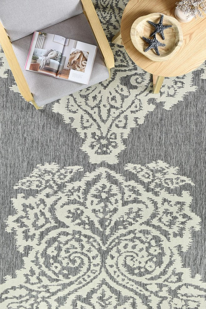 Long Island Grey Cream Rug 5605-GU6E