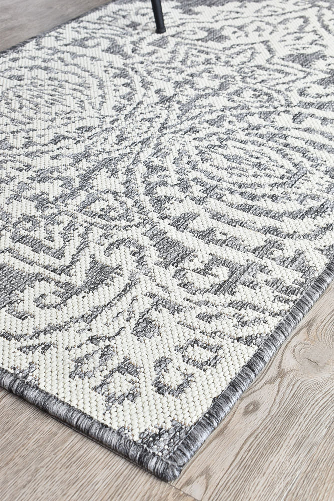 Long Island Grey Cream Rug 5605-GU6E