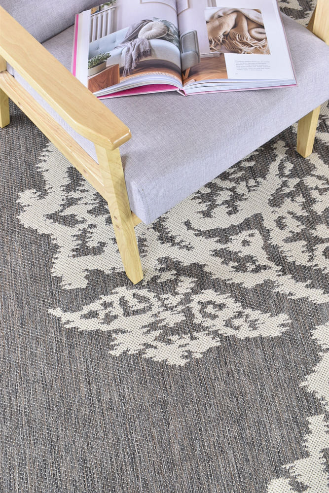 Long Island Brown Cream Rug 5605-W71E
