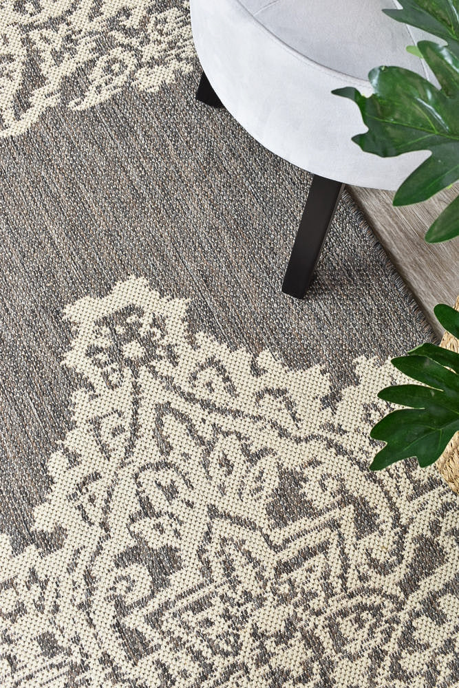Long Island Brown Cream Rug 5605-W71E