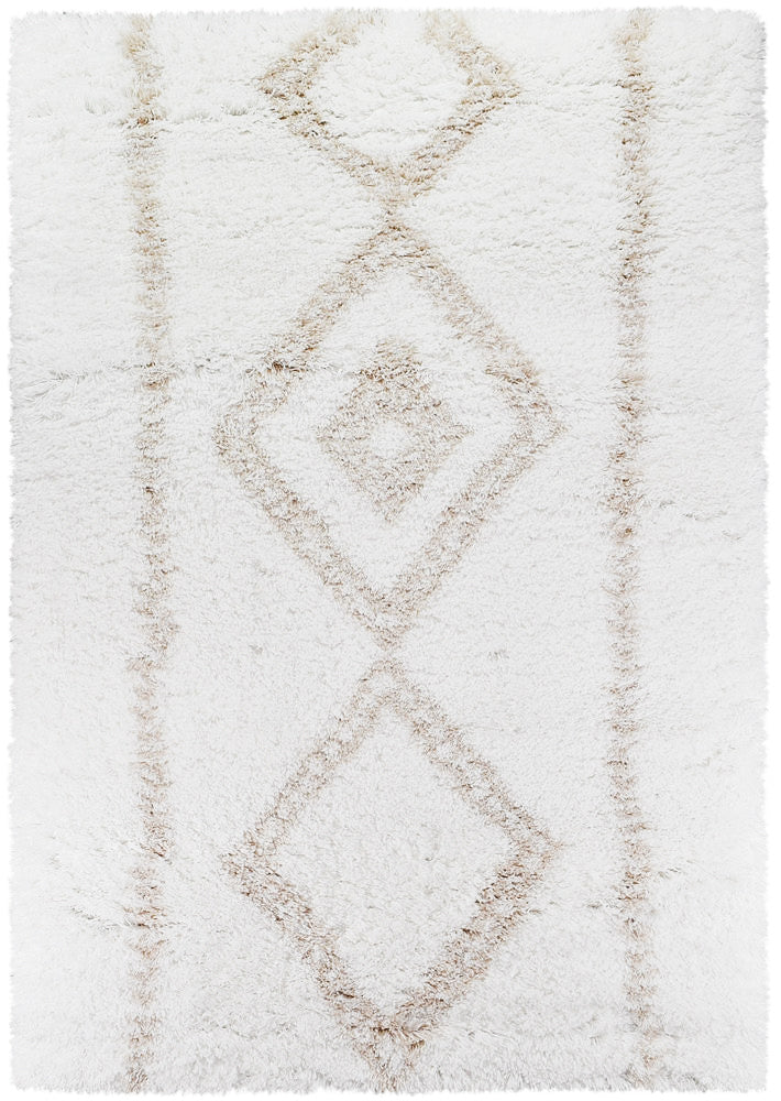Mascot Beige White Rug 8745A
