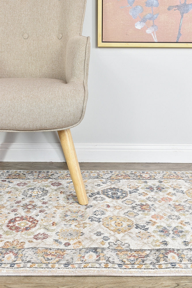 Marakesh Cream Runner Rug 0156A