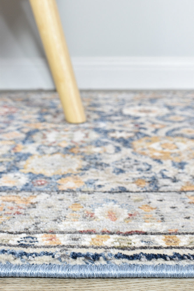 Marakesh Dark Blue Runner Rug A156A
