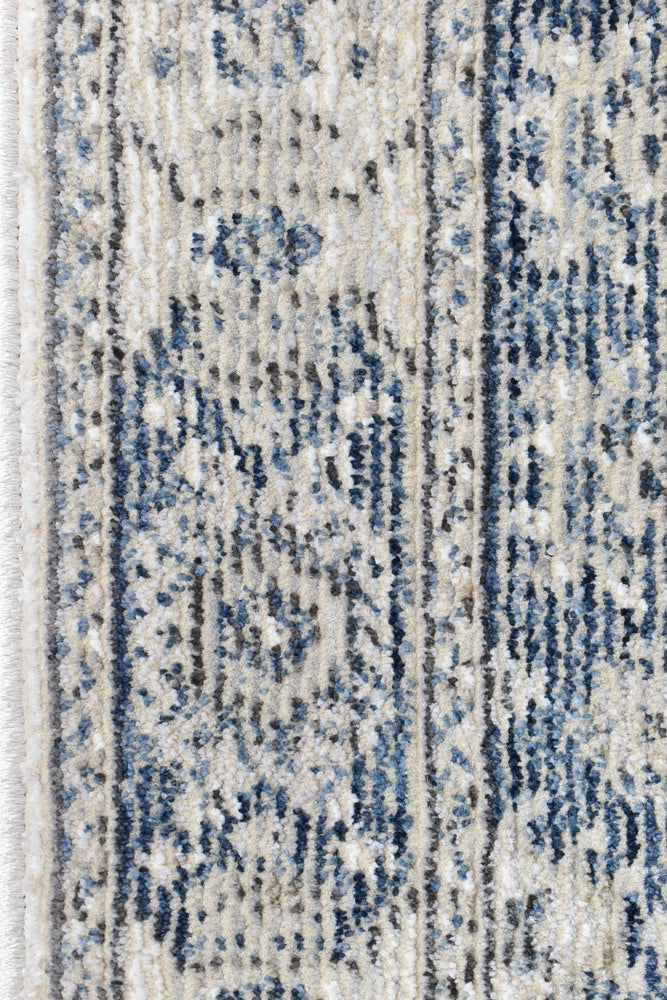Marakesh Cream Blue Rug A161A