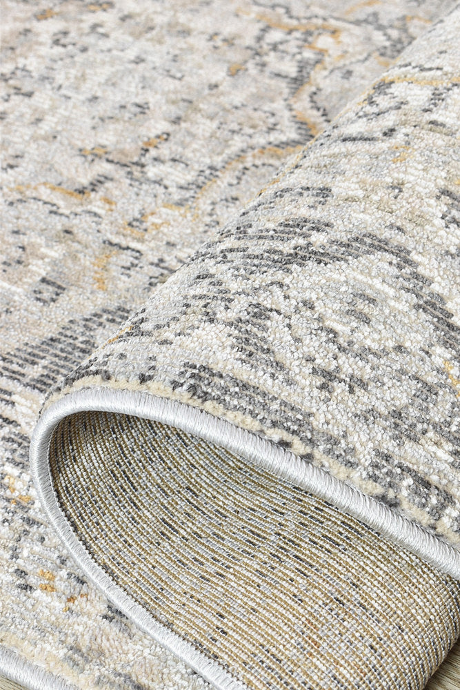 Marakesh L.Grey Runner Rug 0318A