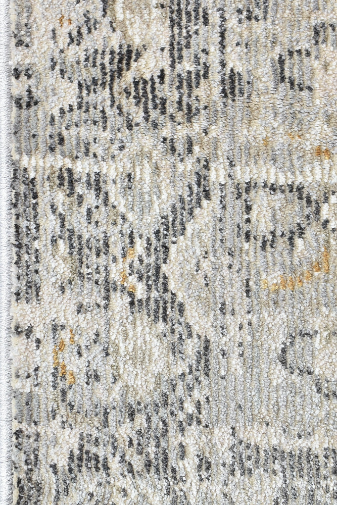 Marakesh L.Grey Runner Rug 0318A