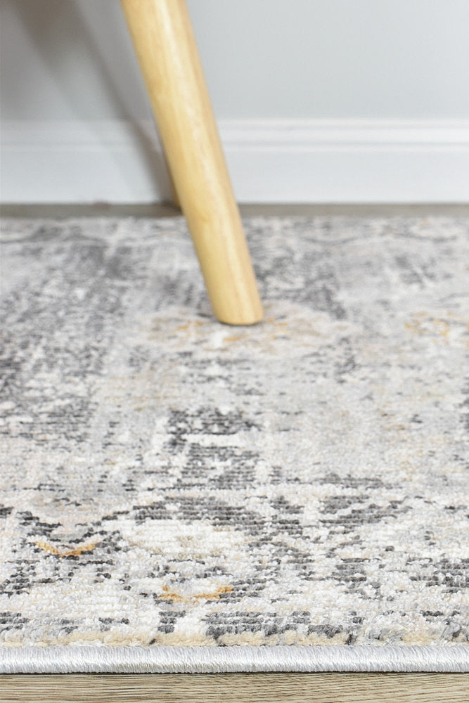Marakesh L.Grey Runner Rug 0318A