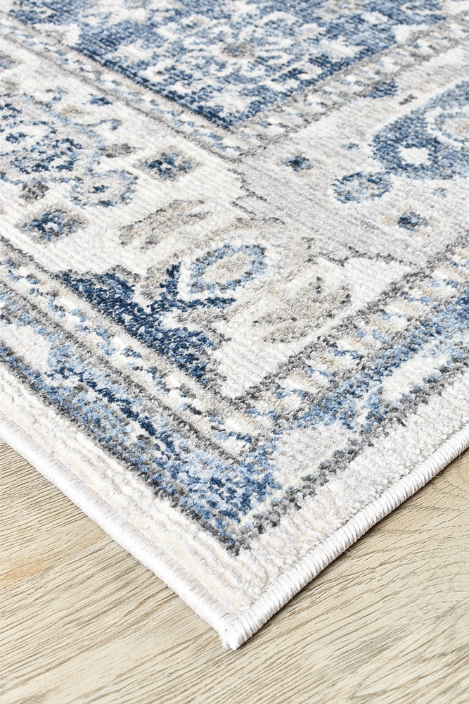 Marakesh Cream Blue Rug A161A