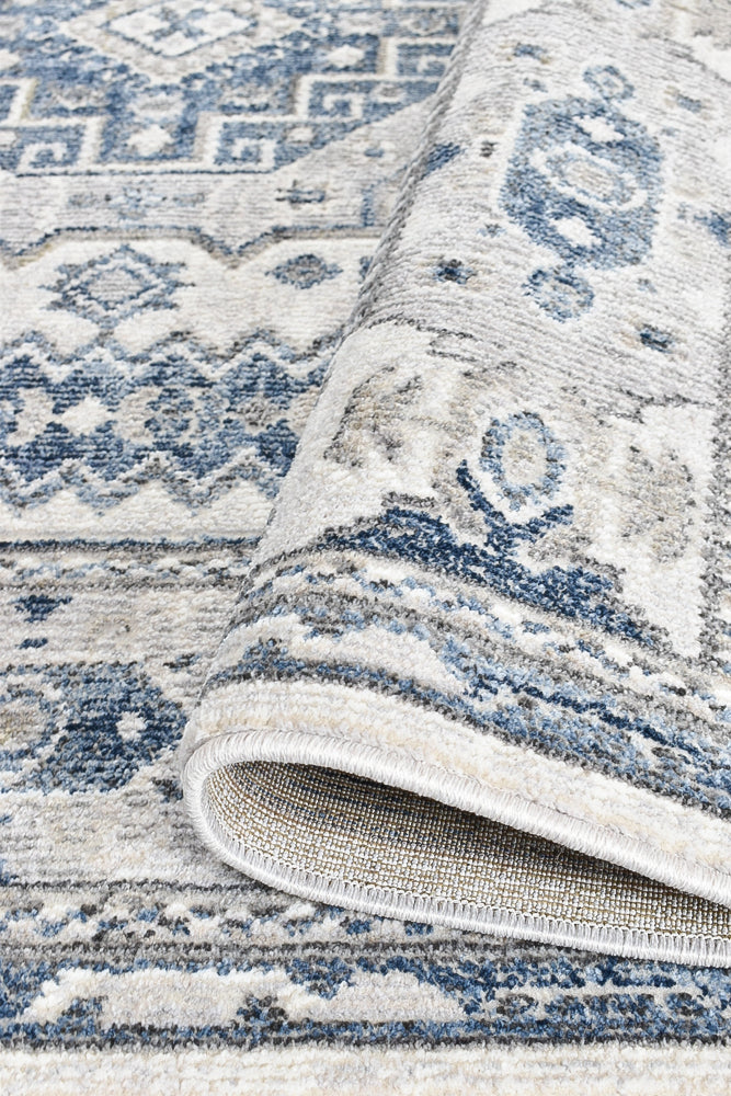 Marakesh Cream Blue Rug A161A
