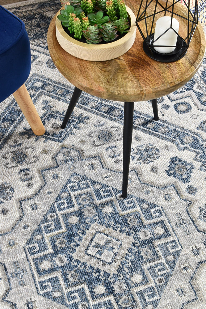 Marakesh Cream Blue Rug A161A