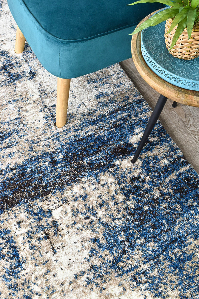 Millard 651 White Blue Rug