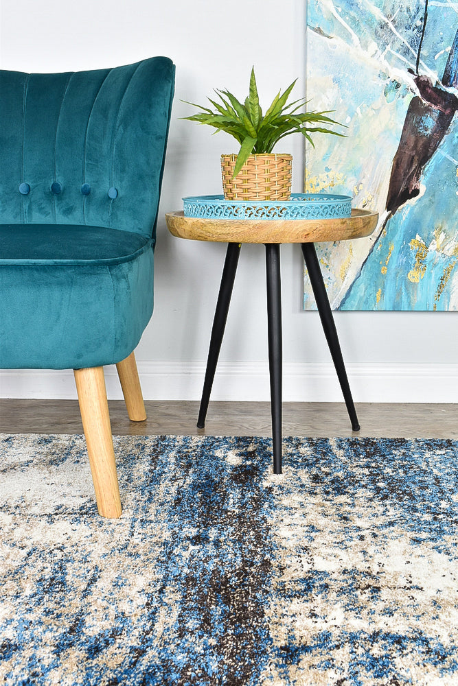 Millard 651 White Blue Rug