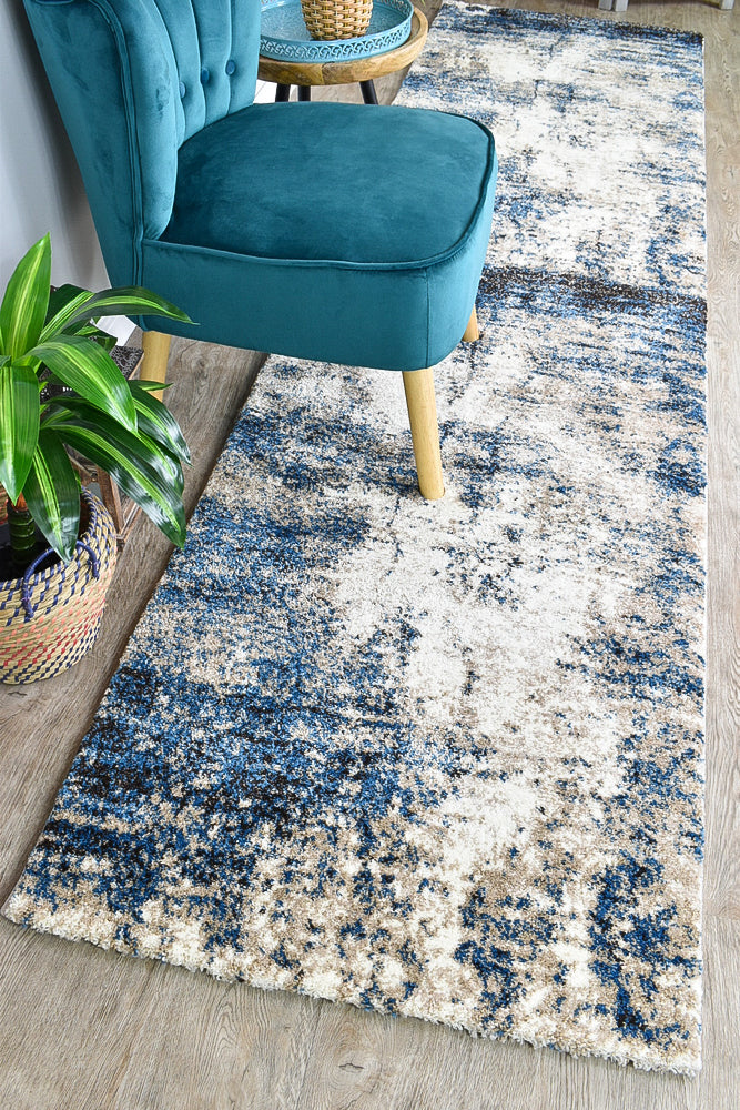 Millard 651 White Blue Rug