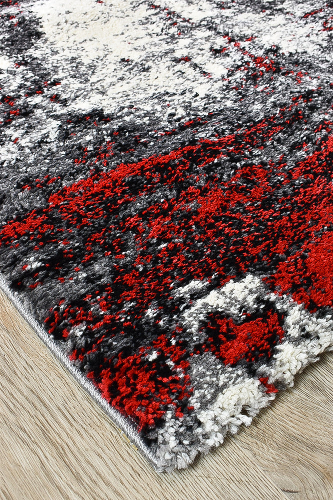 Millard 651 White Red Rug