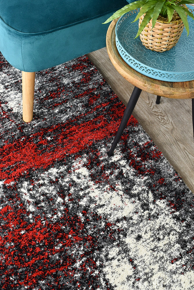 Millard 651 White Red Rug