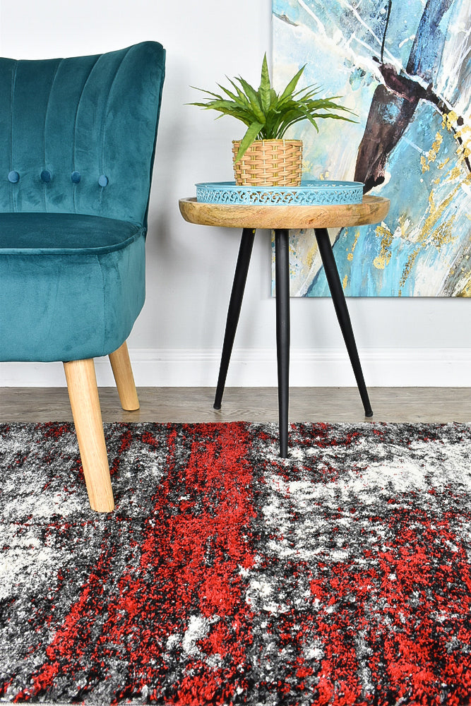 Millard 651 White Red Rug