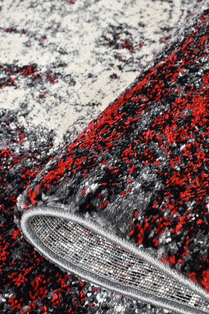 Millard 651 White Red Rug