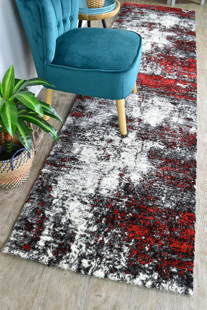 Millard 651 White Red Rug