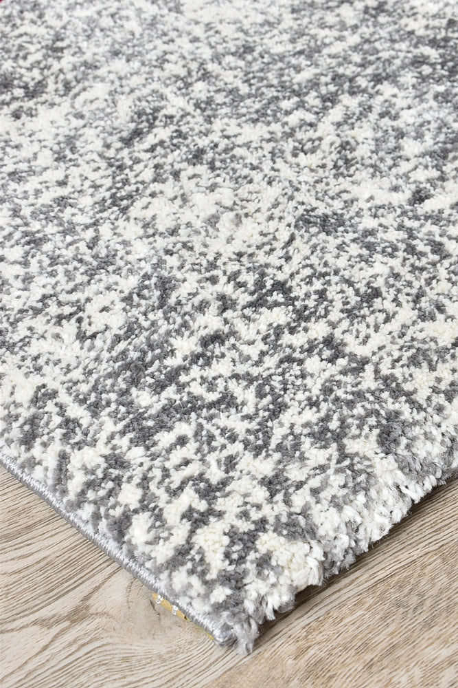 Millard 298 Dark Grey Red Rug
