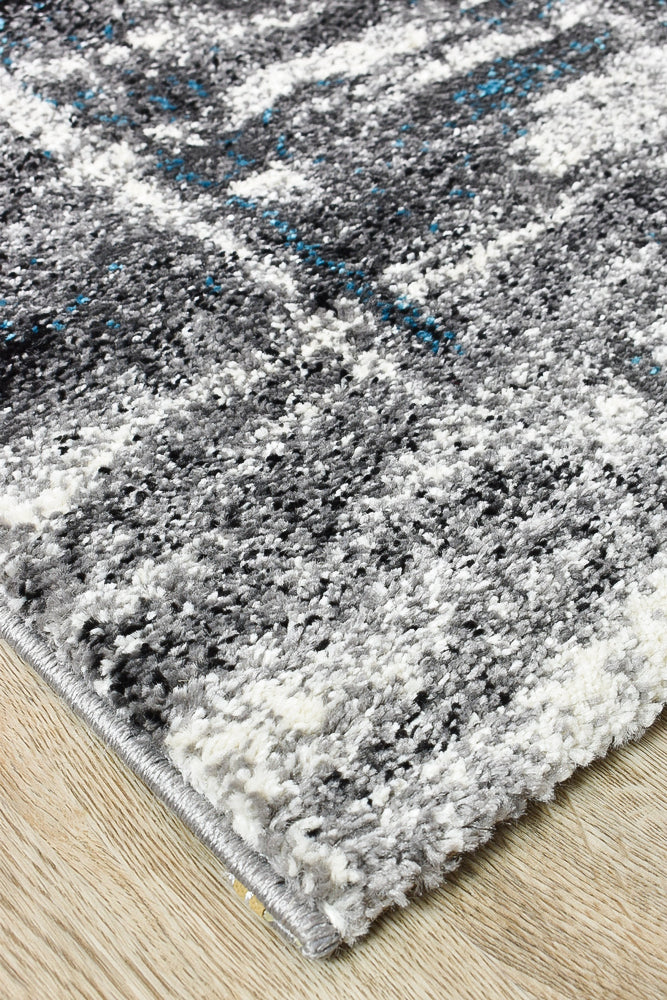 Millard 347 Light Grey Turquoise Rug